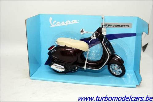 Vespa Primavera Zwart 1/12 New Ray, Hobby en Vrije tijd, Modelauto's | 1:5 tot 1:12, Nieuw, Motor, 1:9 t/m 1:12, Ophalen of Verzenden