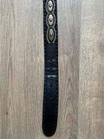 Mooie zwarte Sendra leren riem - Maat 90, 90 tot 100 cm, Heupriem, Ophalen of Verzenden, Zo goed als nieuw