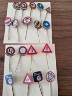 Sp 079 Verzameling De Gruyter Verkeersbord Speldjes 18 stuks, Verzamelen, Ophalen of Verzenden, Gebruikt, Transport, Speldje of Pin