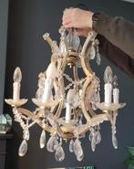 Kroonluchter met 6 armen, Ophalen, Gebruikt, Glas, Klassiek