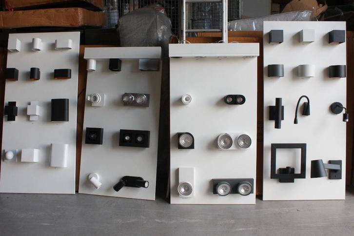 42 verschillende trendy wandlampen spots metaal leeslamp, Huis en Inrichting, Lampen | Spots, Zo goed als nieuw, Plafondspot of Wandspot