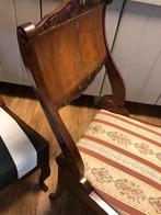 2 antieke eetkamer stoelen, Ophalen, Gebruikt, Bruin, Twee