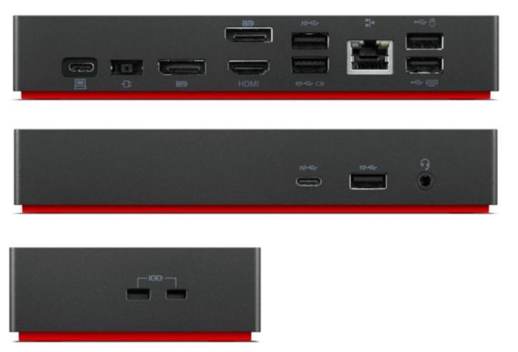 Lenovo ThinkPad Universal USB-C Dock Docking Station Laptop, Computers en Software, Dockingstations, Refurbished, Docking station