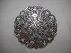 Zilveren antieke grote broche nr.499, Sieraden, Tassen en Uiterlijk, Antieke sieraden, Verzenden, Zilver, Broche