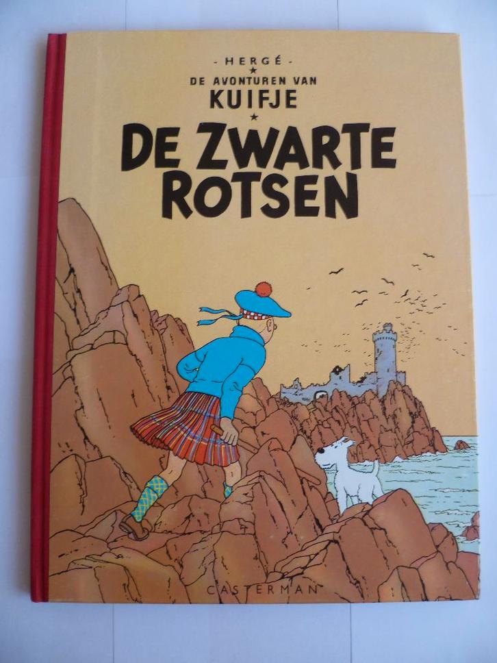 KUIFJE 1E DRUK FACSIMILE UITGAVE"DE ZWARTE ROTSEN"UIT 1987, Boeken, Stripboeken, Zo goed als nieuw, Eén stripboek, Ophalen of Verzenden