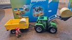Playmobil trekker/tractor 9317, Ophalen of Verzenden, Zo goed als nieuw, Complete set