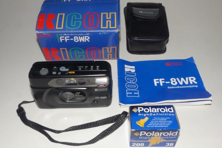 Ricoh FF-8WR camera, waterresistant, Audio, Tv en Foto, Fotocamera's Analoog, Gebruikt, Compact, Overige Merken, Ophalen of Verzenden