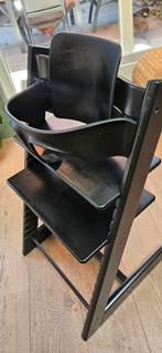 Stokke Tripp Trapp Meegroeistoel origineel Zwart, Ophalen of Verzenden, Zo goed als nieuw, Meegroeistoel, Stoelverkleiner