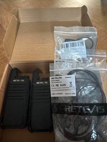 2x Nieuwe Retevis Walkie Talkies beschikbaar voor biedingen