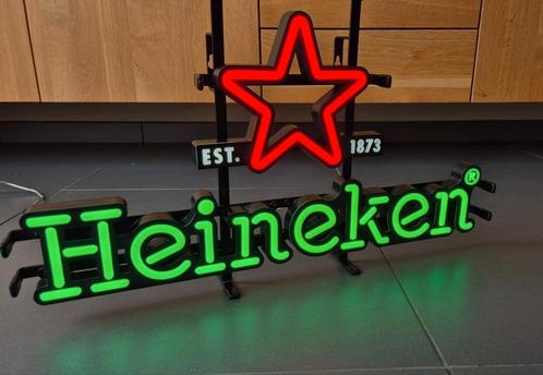 Heineken LED Lichtreclame XXL zgan, Verzamelen, Biermerken, Zo goed als nieuw, Overige typen, Heineken, Ophalen of Verzenden