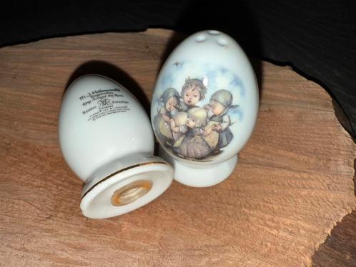 Verzamelaar hummel porselein zout en peper set, Verzamelen, Porselein, Kristal en Bestek, Zo goed als nieuw, Kop en/of schotel