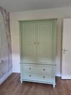 Kledingkast kinderkamer groen brocant, Kinderen en Baby's, Kinderkamer | Commodes en Kasten, Ophalen, Kast, 50 tot 70 cm, 105 cm of meer