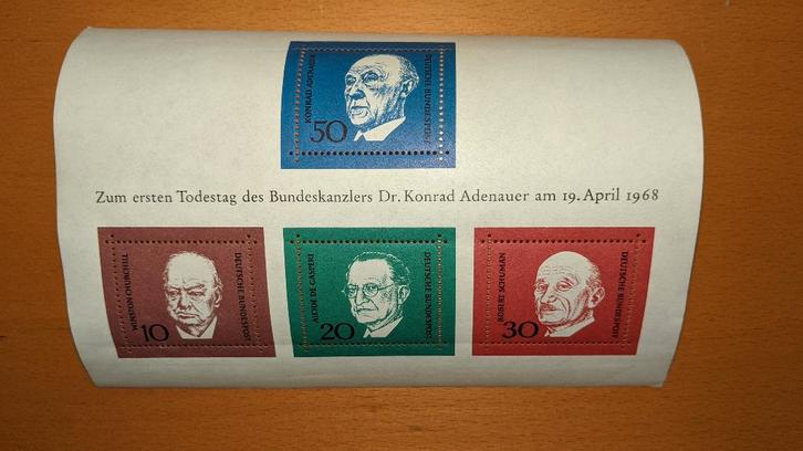 Blok van 4 zegels, DUITSLAND [N727.2310]1, Postzegels en Munten, Postzegels | Europa | Duitsland, Postfris, BRD, Ophalen