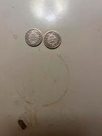 Twee dubbeltjes. 1892. En 1897, Ophalen of Verzenden, Gebruikt