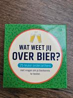 Onderzetters met quizvragen over bier, Ophalen of Verzenden, Zo goed als nieuw