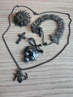 Antiek zilveren sieraden, Sieraden, Tassen en Uiterlijk, Kettingen, Ophalen of Verzenden, Zo goed als nieuw, Zilver