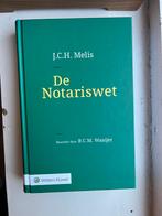 De Notariswet - J.C.H. Melis, Ophalen of Verzenden, Gamma, Gelezen, WO
