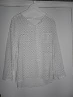 Pauline B. Blouse Gebroken Wit Met Beige Stippen Maat T6/46, Kleding | Dames, Wit, Maat 46/48 (XL) of groter, Pauline B., Ophalen of Verzenden