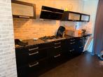 Complete keuken | Prima staat | Zelf demonteren., Ophalen, Gebruikt, Overige materialen, Zwart