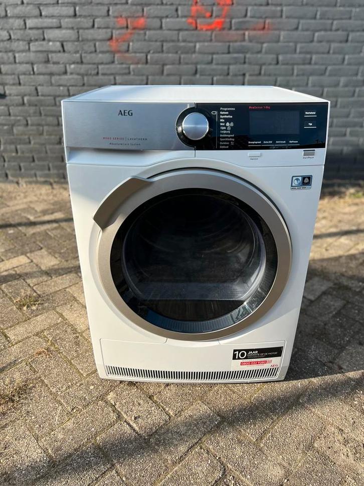 AEG 8000 SERIES 8KG A+++ WARMTEPOMPDROGER MET GARANTIE!, Witgoed en Apparatuur, Wasdrogers, Zo goed als nieuw, Overige typen, Voorlader