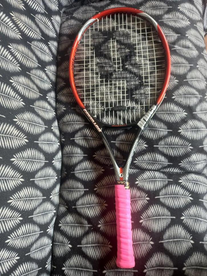Prince Powerline Dames Tennisracket, Sport en Fitness, Tennis, Zo goed als nieuw, Racket, Prince, Ophalen of Verzenden