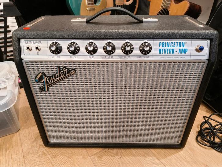 Fender 68 Custom Princeton Reverb, Muziek en Instrumenten, Versterkers | Bas en Gitaar, Zo goed als nieuw, Gitaar, Minder dan 50 watt