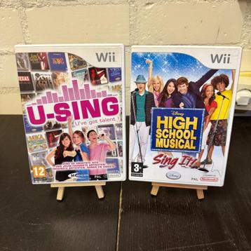 Te Koop: U-Sing & High School Musical Sing It Wii Bundel beschikbaar voor biedingen