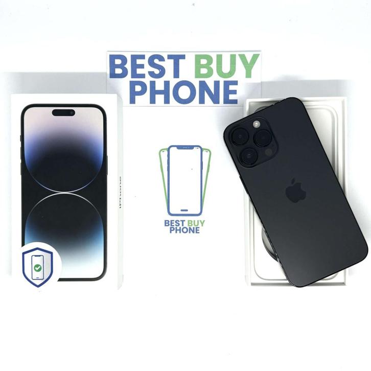 iPhone 14 Pro Max 256GB zwart /licht gebruikt /90% batt /gar, Telecommunicatie, Mobiele telefoons | Apple iPhone, Zo goed als nieuw