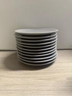 Hema gebaksbordjes grijs 11 stuks, Huis en Inrichting, Keuken | Servies, Ophalen, Zo goed als nieuw, Overige stijlen, Bord(en)