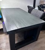 Eettafel met steigerhouten planken en metalen u poot, Ophalen, Rechthoekig, 200 cm of meer, 50 tot 100 cm