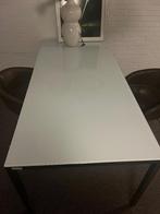 IKEA glazen tafel , izgs, Ophalen, 50 tot 100 cm, Zo goed als nieuw, Vijf personen of meer