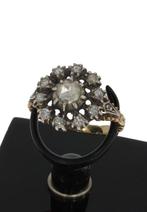 Diamanten rozet antieke 14k gouden ring dames vintage, Sieraden, Tassen en Uiterlijk, Antieke sieraden, Ophalen of Verzenden, Goud