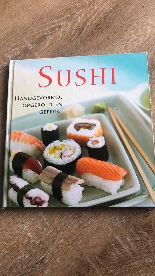 Sushi. Handgevormd, opgerold en geperst., Boeken, Kookboeken, Gelezen, Overige typen, Overige gebieden, Gezond koken, Ophalen