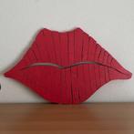 Lippen / Mond van hout - Abstract - handmade - Make-up, Ophalen of Verzenden, Nieuw