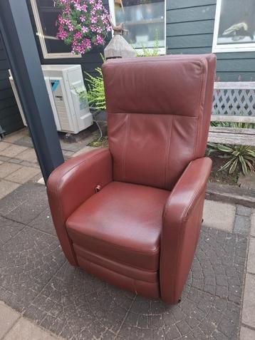 Nog mooie leren Relexfauteuil  beschikbaar voor biedingen