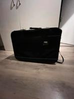 Lucky Luggage reis koffer  - Zwart, Wieltjes, Gebruikt, 50 tot 60 cm, Hard kunststof