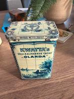 Vintage Kwatta's Cacao Blik "Olanda", Ophalen of Verzenden