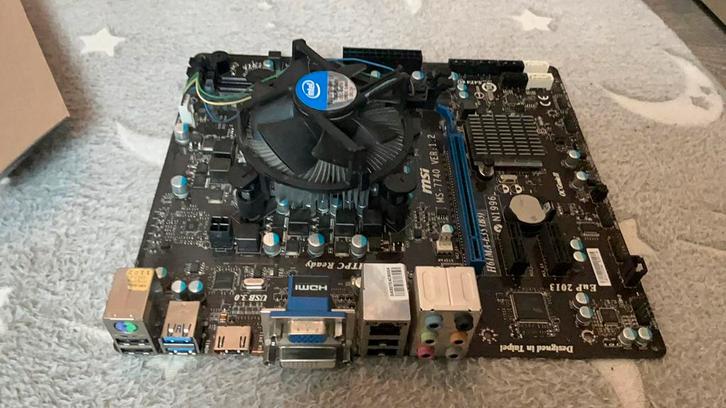 MSI H61MA-E35 (B3), Computers en Software, Moederborden, Zo goed als nieuw, Intel, DDR3, Ophalen