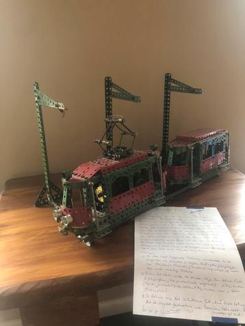 Meccano tram beschikbaar voor biedingen