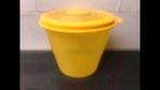 Tupperware bus adaptabowl adapta bowl 800 ml geel trommeltje, Ophalen of Verzenden, Zo goed als nieuw, Bak of Kom, Geel