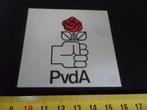 sticker politiek Pvda 061*, Verzamelen, Ophalen, Zo goed als nieuw