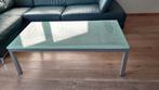 130x70 salontafel  glas, Ophalen, Gebruikt, 100 tot 150 cm, 50 tot 100 cm