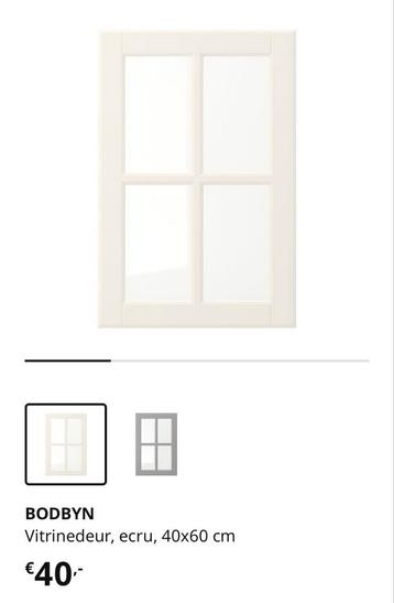 Bodbyn vitrinedeur ikea - afbeelding 2