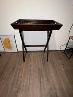 Houten Bijzettafel / Dienblad, Ophalen, Gebruikt, Rechthoekig, Overige houtsoorten