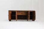 Vintage Spaans Brutalist Sideboard dressoir, Ophalen, Vintage, design, Met deur(en), 150 tot 200 cm