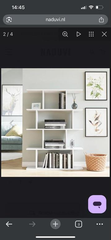 Antraciet Boekenkast - Nieuw alleen uit doos! beschikbaar voor biedingen