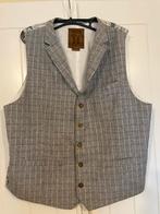 Mooi grijs Pearly King Gilet - Maat XL, Ophalen of Verzenden, Zo goed als nieuw, Maat 56/58 (XL), Grijs