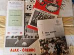 grote  verzameling  Ajax programmaboekjes, Verzamelen, Sportartikelen en Voetbal, Boek of Tijdschrift, Zo goed als nieuw, Ajax
