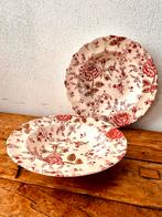 2x Johnson Brothers Rose Chintz Pink Serviesstukken, Antiek en Kunst, Ophalen