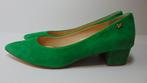 Fabienne Chapot groenen suede leren pumps maat 41, Pumps, Ophalen of Verzenden, Zo goed als nieuw, Fabienne Chapot